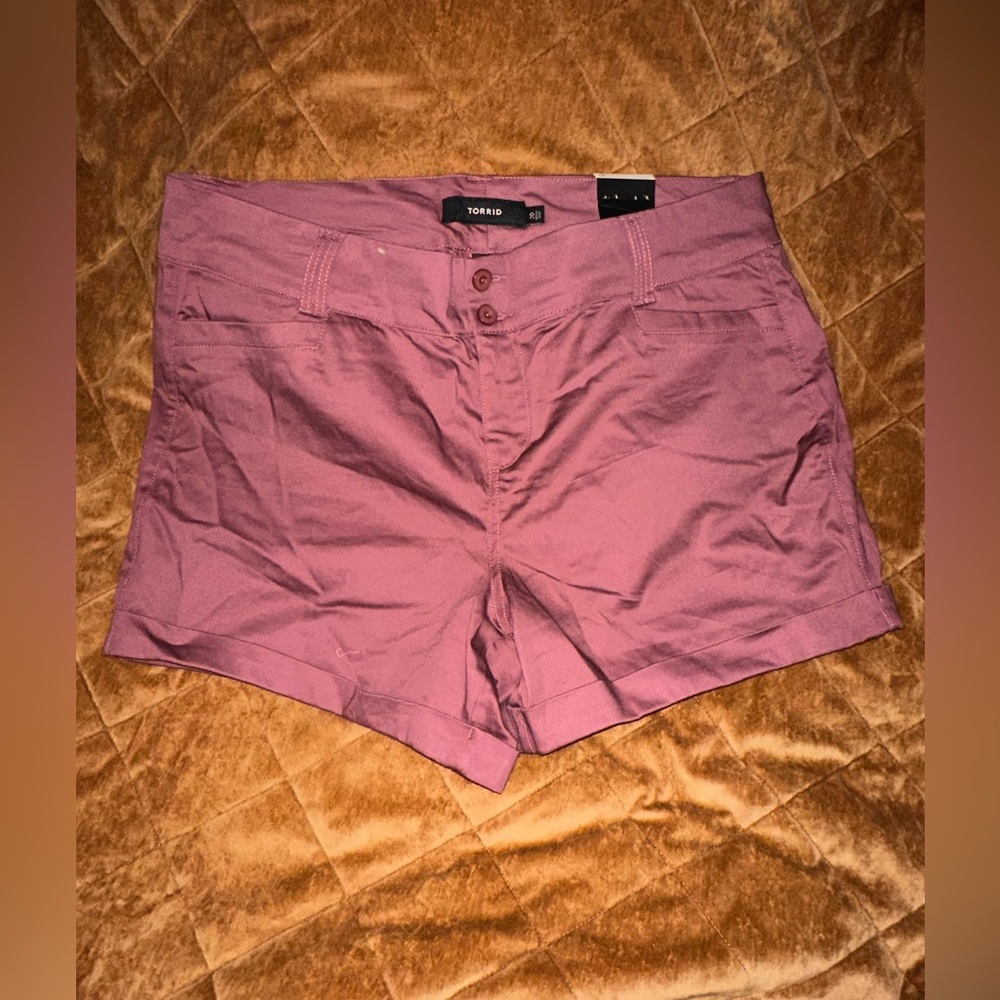 Size 20 Purple Torrid Shorts NWT